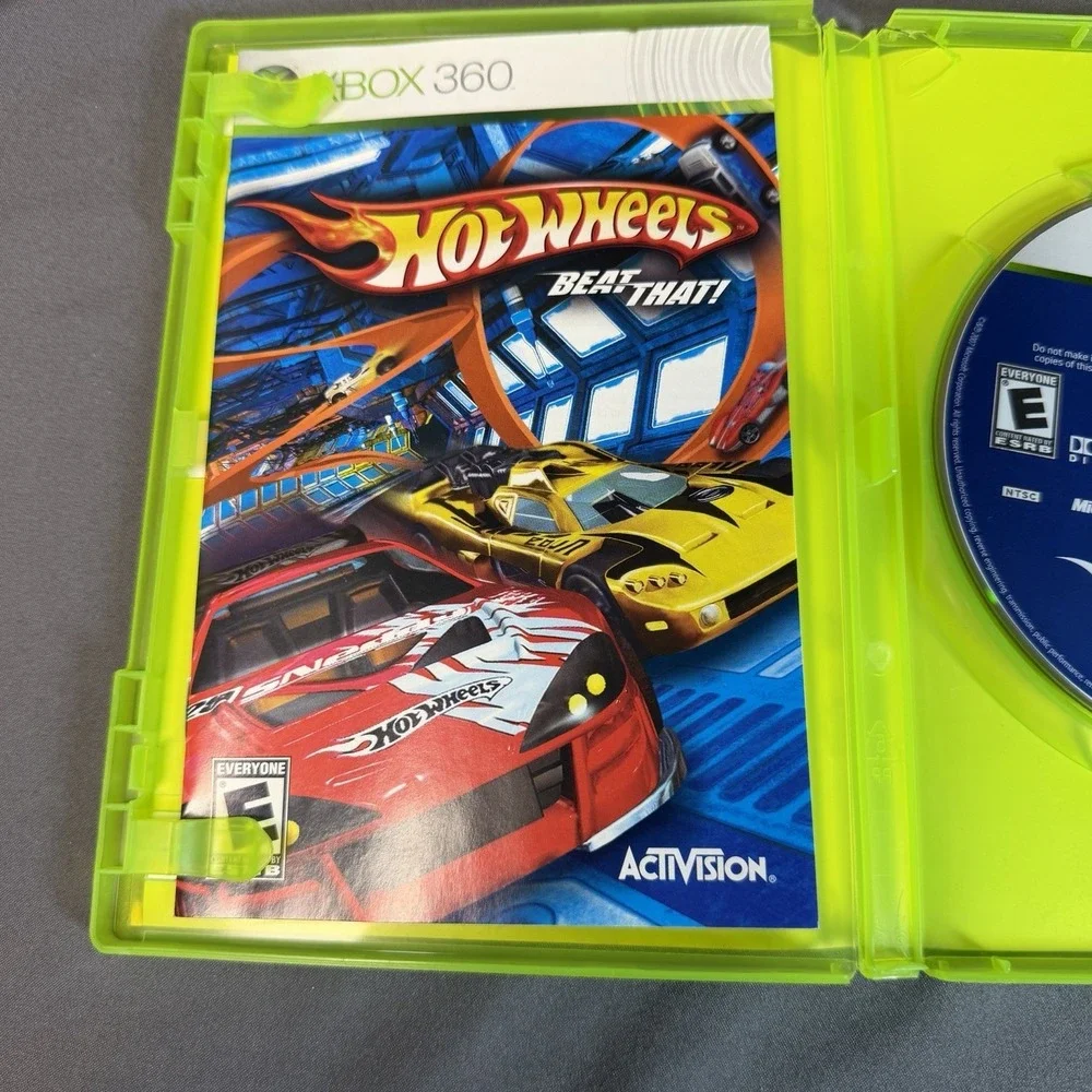 Hot Wheels: Beat That (Microsoft Xbox 360, 2007) Tested And Working!